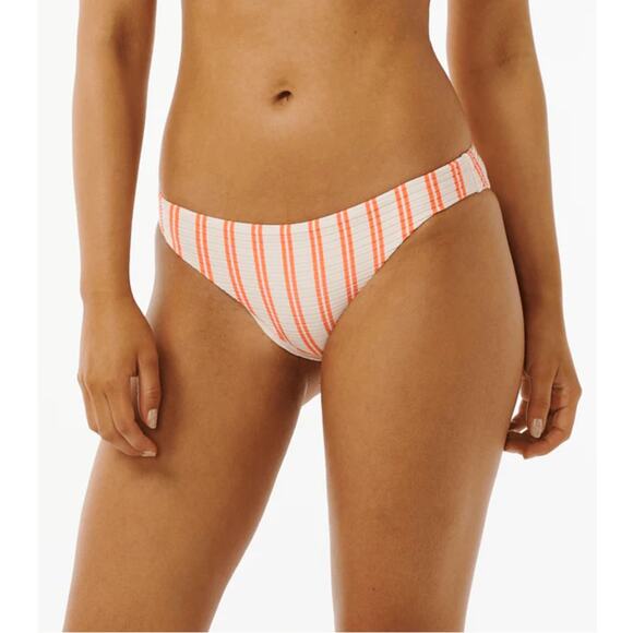 Rip Curl Premium Surf Cheeky Bikini Bottom Orange Large NWT - Picture 2 of 8